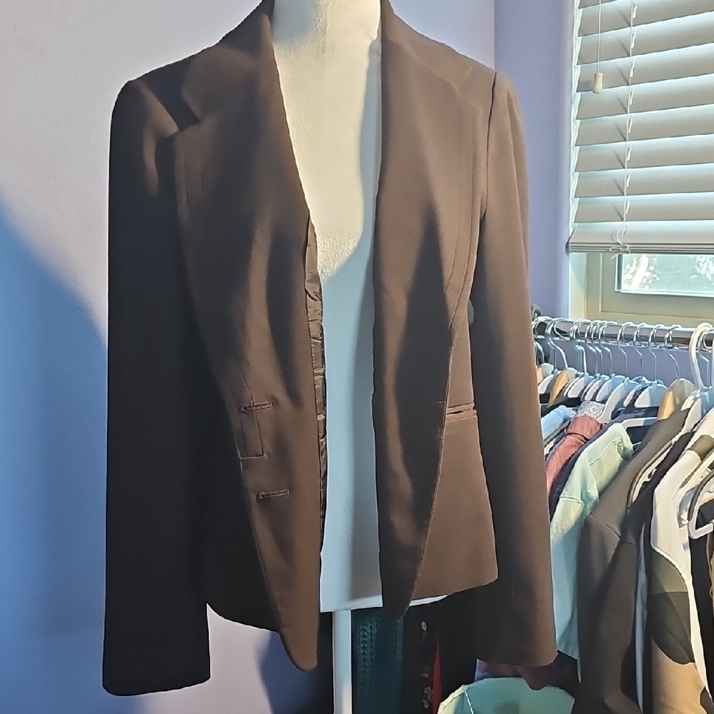 EUC The Limited Black Blazer Modern Professional Suit Jacket
